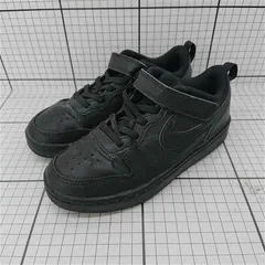 ◇ Θ ナイキ Nike コートバーロウ LOW 2 BQ5451-001 ブラック系 キッズスニーカー E  【1512220063486】