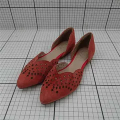 ◇ Θ セヴントゥエルヴサーティ SEVEN TWELVE THIRTY スエードカットワークフラットシューズ 22.5cm レディース E  【1512220069709】