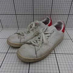 ◇ Θ アディダス adidas スタンスミス EE4334 ホワイト系 レッド系 スニーカー レディース 23.5cm E  【1512220073591】
