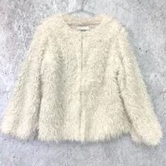 NICE CLAUP ナイス クラップ ファー コート ホワイト Fサイズ ◇〇のサムネイル