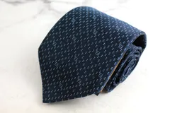 フェンディ ブランドネクタイ ズッカ柄 ドット シルク イタリア製 未使用タグ付 PO メンズ ネイビー FENDI