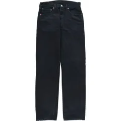 古着 90年代~ リーバイス Levi's リーバイス501 ユーロモデル ブラックデニム ストレートデニムパンツ メンズw30相当/evb033752