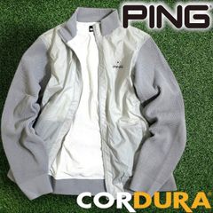 新品 PING ピン ゴルフ 高機能 ドッキング ブルゾン ジャケット 灰 LL