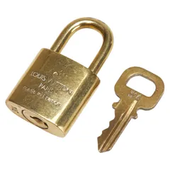 ルイ ヴィトン カデナ 南京錠 キー セット ゴールド メッキ レディース LOUIS VUITTON【1-0224444】
