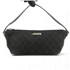 GUCCI GGキャンバス ブラック レディース アクセサリー ポーチ