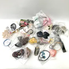 【イミテーションアクセサリー まとめ売り】ラバーブレスレット ブローチ ヘアゴム ネックレス④☆