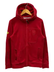 PUMA (プーマ) プーマ×フェラーリ ジップアップ パーカー スウェットパーカー 565077 S レッド メンズ/078