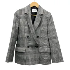 FRAY I.D(フレイアイディー) ジャケット サイズ0 XS レディース美品  - 黒×グレー×白 長袖/千鳥格子柄/秋/冬
