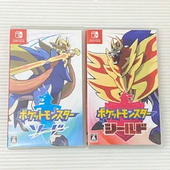 □ニンテンドースイッチソフト ポケットモンスター ソード シールド 2本セット [Nintendo Switch] ※ケース・ジャケットダメージあり 中古品 smsw094430