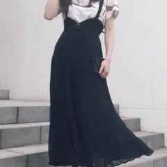Ameri アメリ プリーツサスペンダースカート PLEATS SUSPENDER SKIRT 2ウェイ