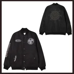 新品未使用　MANASTASH×SAYHELLO　ヘンプ バーシティージャケット　S　ブラックのサムネイル