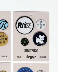 RIIZE（ライズ） ショウタロウ(SHOTARO・大﨑 将太郎) Face the Sun LOVE コラボ バッジ セット