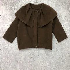 titivate ティティベイト ビッグ フリル カラー ブルゾン ダークブラウン Sサイズ ◇〇☆のサムネイル