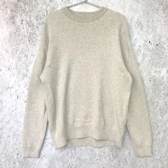 UNITED ARROWS ユナイテッドアローズ ハイゲージ コットン カシミヤ 天竺 ニット グレー Lサイズ ◇〇