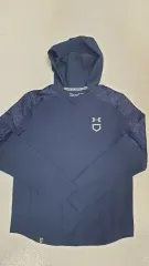 アンダーアーマー SM 野球 フード 長袖 Tシャツ ネイビー