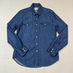 M) リーバイス ツーポケット ウェスタン デニム シャツ