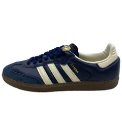 adidas アディダス ID2056 Samba OG ブルー サンバ スニーカー ダークネイビー系 26cm【極上美品】【中古】