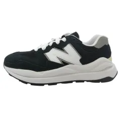 NEW BALANCE ニューバランス M5740CB スエード ローカット スニーカー ブラック系 25.5cm【美品】【中古】