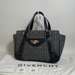 GIVENCHY 4Gロゴ レザー トートバッグ ハンド プラスチックハンドル
