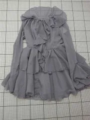 ◇ ⊂ グレイル GRL tu1421 フリルシフォンブラウス ラベンダー系 レディース E  【1512190010817】