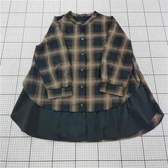 ◇ Θ インディヴィ INDIVI チェック柄シャツワンピース レディース E  【1601300038947】