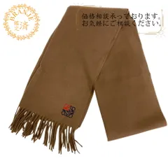 LOEWE ロエベ アナグラム カシミヤ マフラー ブラウン レディース ブランド