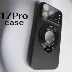 新品　iPhone17Pro   17プロ　ケース  カメラレンズ保護カバー　マット　スタンド付き　ワイヤレス充電　マグセーフ　MagSafe対応　スマホケース　スタイリッシュ　軽量　 耐衝撃　保護ケース スマホカバー