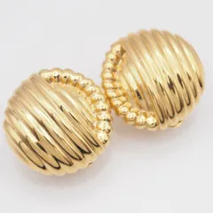 Q682 NINA RICH ニナリッチ イヤリング ゴールド デザイン コスチュームジュエリー