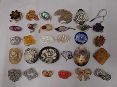 お買い得 ブローチ おまとめ30点 アンティーク ヴィンテージ Used