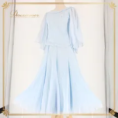 社交ダンス 衣装 スタンダード 上下セット ツーピース レッスンウェア パーティ衣装 水色 ブルー系 無地 シンプル ラインストーン フェミニン 軽やか セットアップ 母の日 おしゃれ かわいい ダンス衣装 レディース