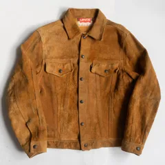 【グッドコンディション】 LEVI'S 【60s 70505 ビッグE スウェード レザー ジャケット】リーバイス 26020386