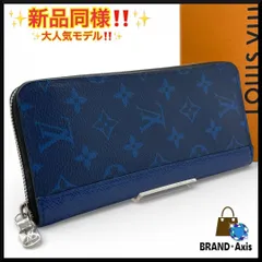 【新品同様】ルイヴィトン Louis Vuitton 長財布 ジッピーウォレット ヴェルティカル タイガラマ コバルト ブルー