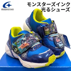 ムーンスター 光るシューズ DN C1284 モンスターズインク ネイビー 箱無しお届け