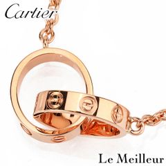 カルティエ Cartier ベビーラブ ネックレス ピンクゴールド K18PG 中古 プレラブド 返品OK