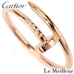 カルティエ Cartier ジュスト アン クル リング スモールモデル 指輪 ピンクゴールド K18PG 18号 中古 プレラブド 返品OK