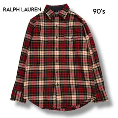 【POLO RALPH LAUREN】タータンチェック フランネルシャツ　M