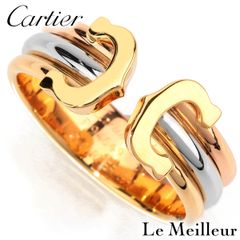 カルティエ Cartier ドゥーブル・シー リング 指輪 イエローゴールド K18YG 10号 中古 プレラブド 返品OK