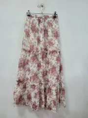 candy holic フラワー パータン ロング スカート