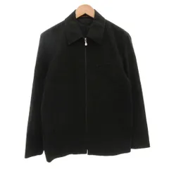 ポールスミス PAUL SMITH ステンカラージャケット ブルゾン L 黒 ブラック ジップアップ /FF