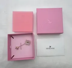 ▽美品　Swarovski　スワロフスキー　ブローチ/ローズゴールドトーン　10502