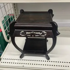 唐木 花台 飾り台 まとめ売り10点セット 盆栽台 香炉台 木製 アンティーク 大阪限定配送