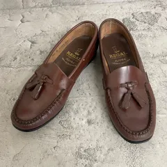 美品　REGAL リーガル　タッセルローファー　レザーシューズ　革靴　茶　ブラウン　24cm