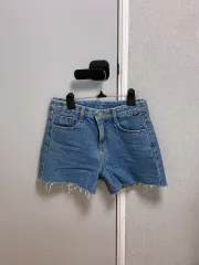 インディゴデニム ハーフパンツ S