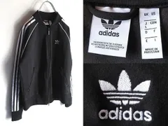 美品 adidas Originals アディダス オリジナルス 2020SS トレフォイルロゴ刺繍 SST TRACK TOP トラックジャケット ジャージ L ブラック