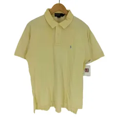 ポロバイラルフローレン Polo by RALPH LAUREN 90S USA製 ポニー刺繍 コットン ポロシャツ メンズ import：L 
