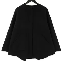 FRAMeWORK フレームワーク ハミルトンリバークルーネックコート 23-020-220-3010-3-0 ノーカラー レディース ブラック 黒 36 71015010