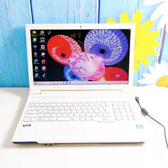 白で可愛い✨保存たっぷり750GB✨i7×8GB✨Blu‑ray✨15.6型✨カメラ付き✨Windows11✨すぐ使えるノートパソコン