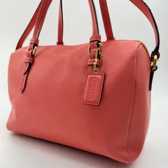 COACH y2k pink leather 2way コーチ ハンドバッグ ショルダーバッグ ペイトン ベネット ミニ サッチェル