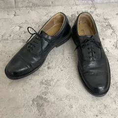 極美品　REGAL リーガル　レザーシューズ　ビジネスシューズ　ストレートチップ　キャップトゥ　レースアップ　革靴　黒　ブラック　26cm