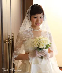 マリアベール リバーレースベール【エトワ】（ミドル丈）